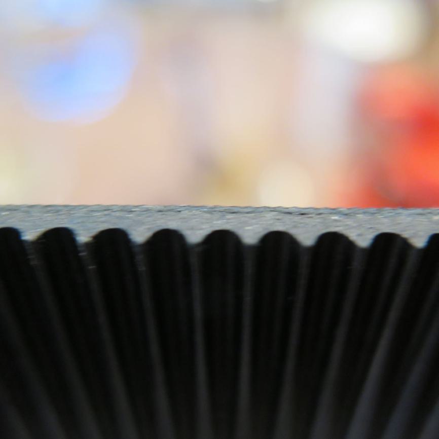 Gummimatte feine Riefen