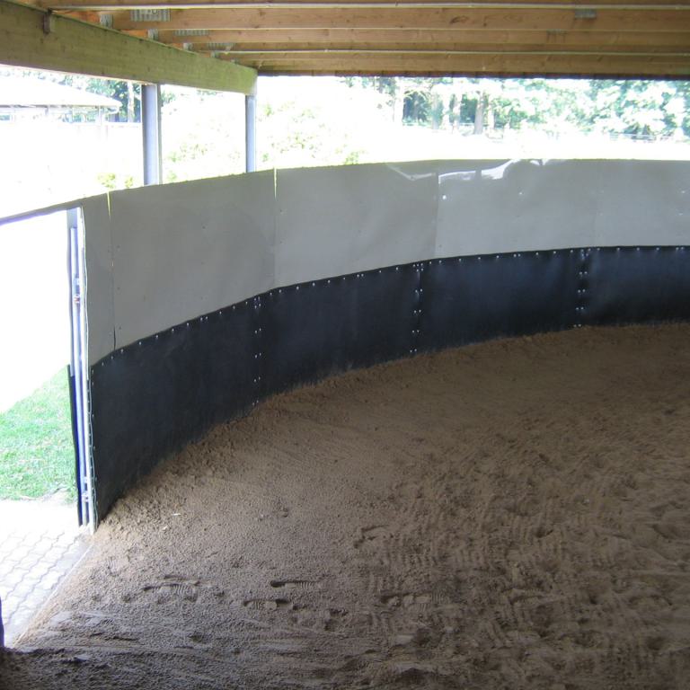 Gummimatten im Roundpen